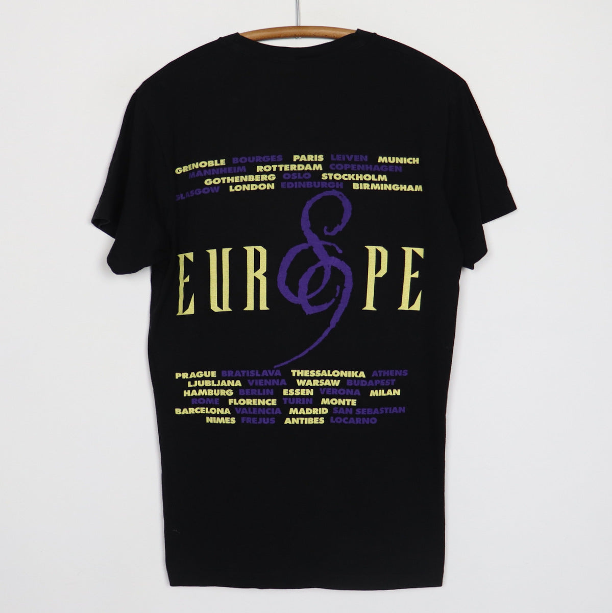 1989 Stevie Wonder European Tour Shirt | Authentic Vintage Tee