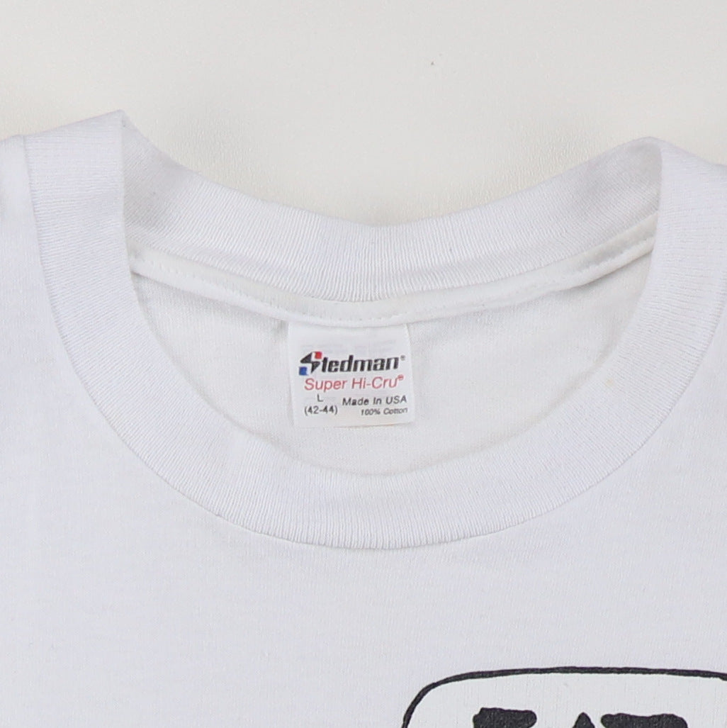 T-shirt Les Simpson Bart Simpson - Taille 9-10 Ans - Blanc - Occasion Très Bon État