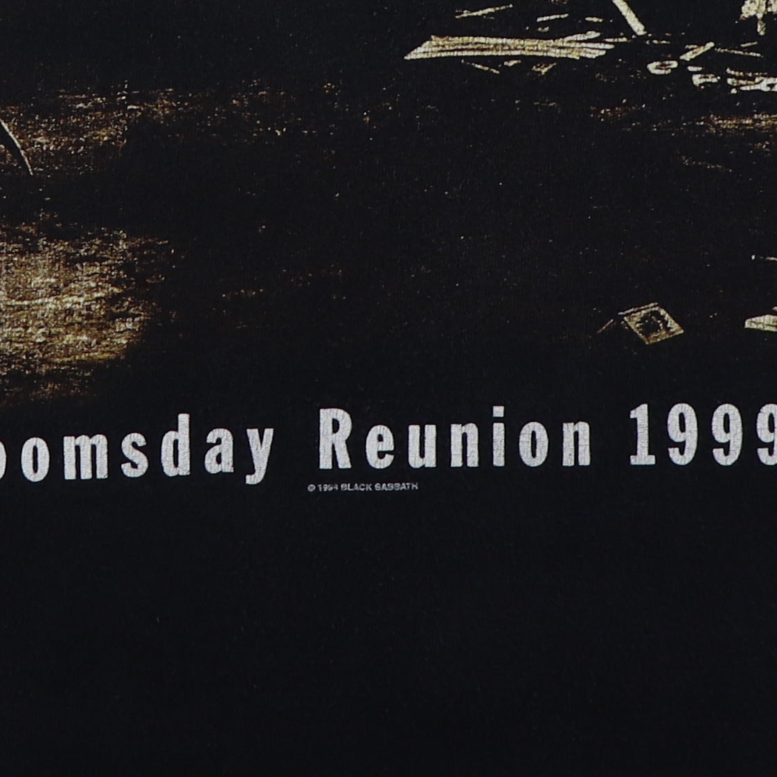 1999 Black Sabbath Doomsday Reunion Tour Shirt | Authentic Vintage