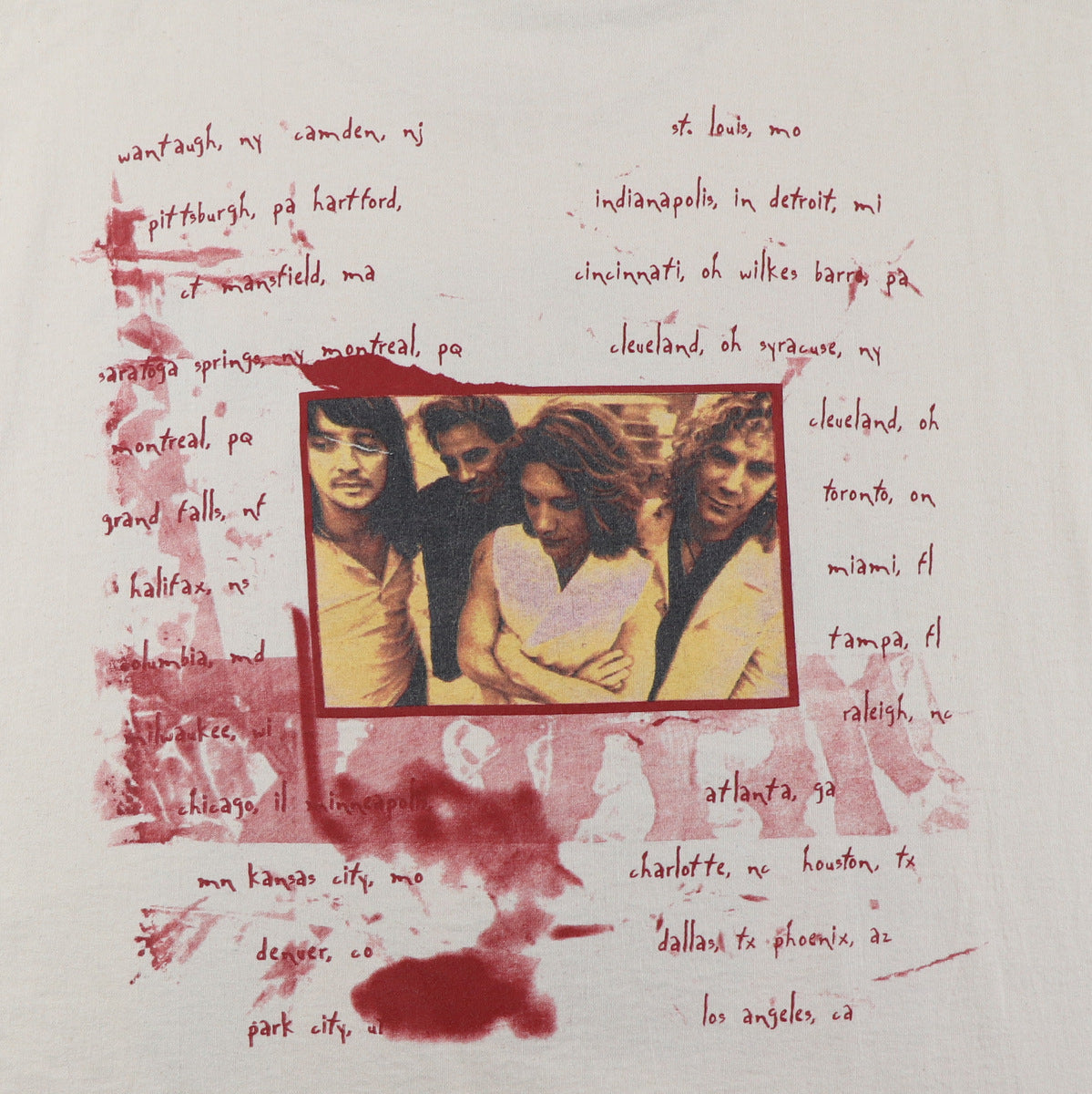 1995 Bon Jovi Tour Shirt | Authentic Vintage Tee – WyCo Vintage