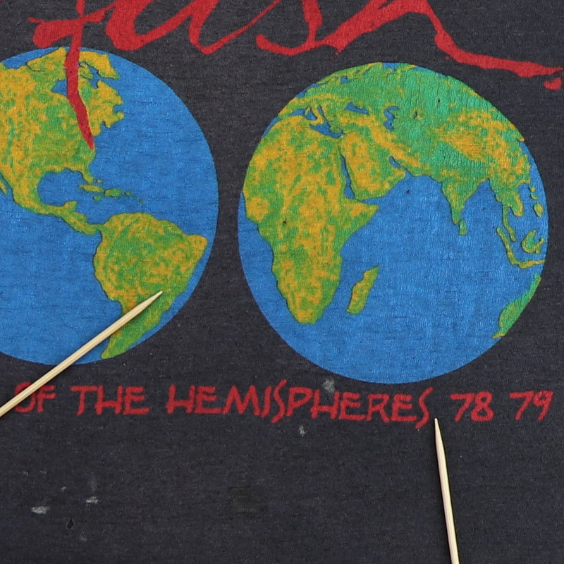 1979 Rush Hemispheres Tour Shirt