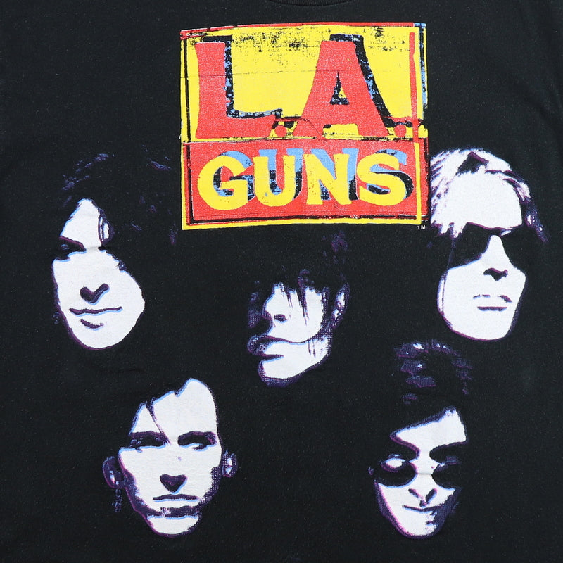 L.A. GUNS & HOLLYWOOD VAMPIRES Tシャツ Vintage 1991 LA Guns Hollywood Vampires Tour Tee Single