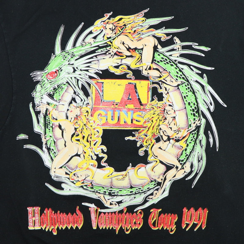 1991 LA Guns Hollywood Vampires Tour Shirt – WyCo Vintage
