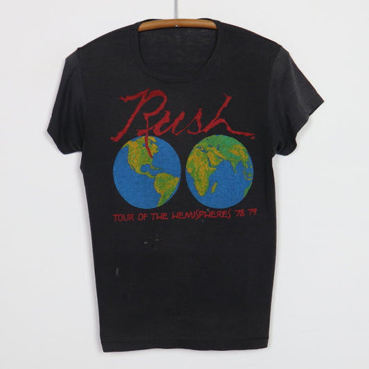 1979 Rush Hemispheres Tour Shirt