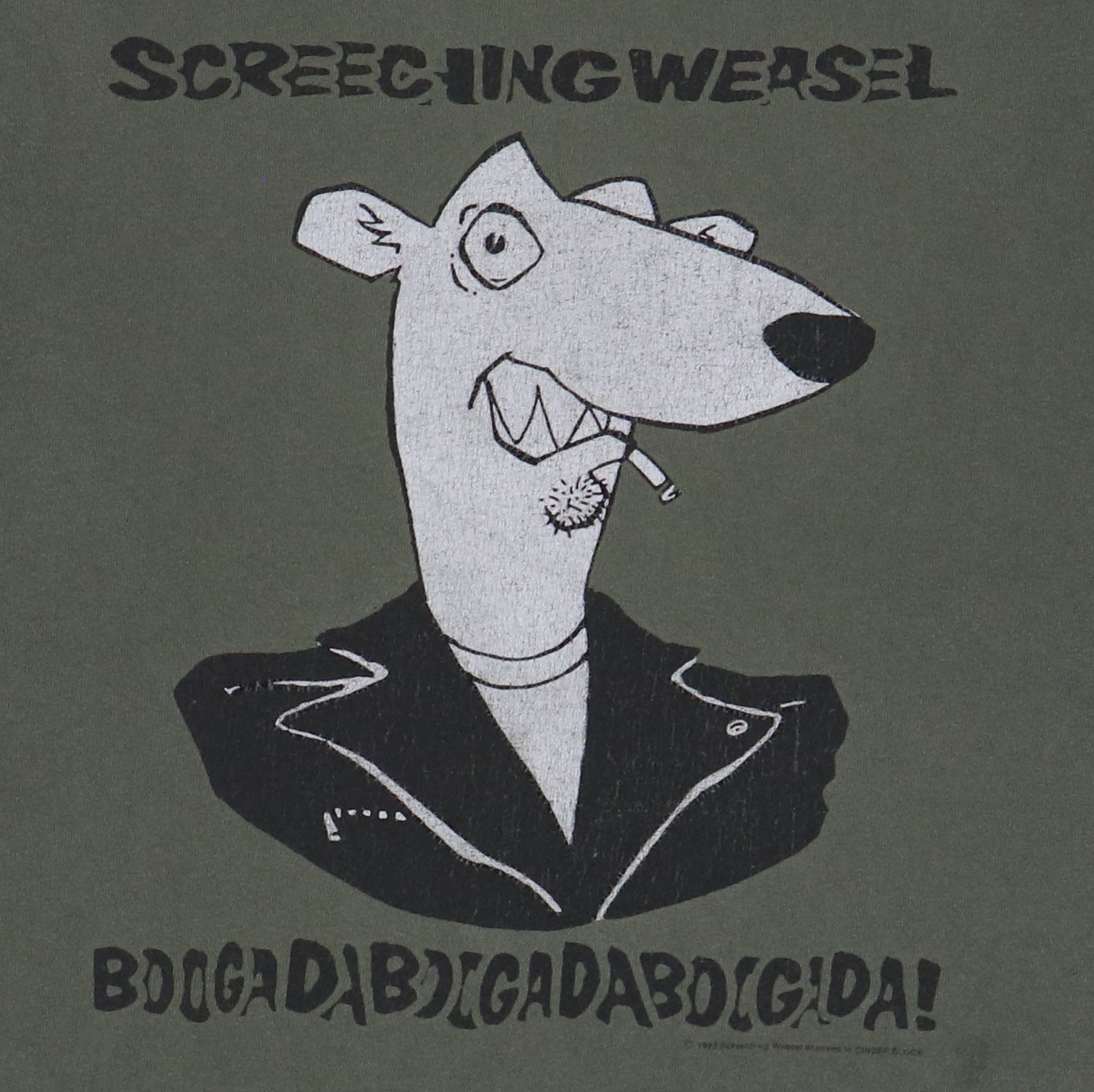 1993 Screeching Weasel Boogadaboogadaboogada Shirt | Authentic