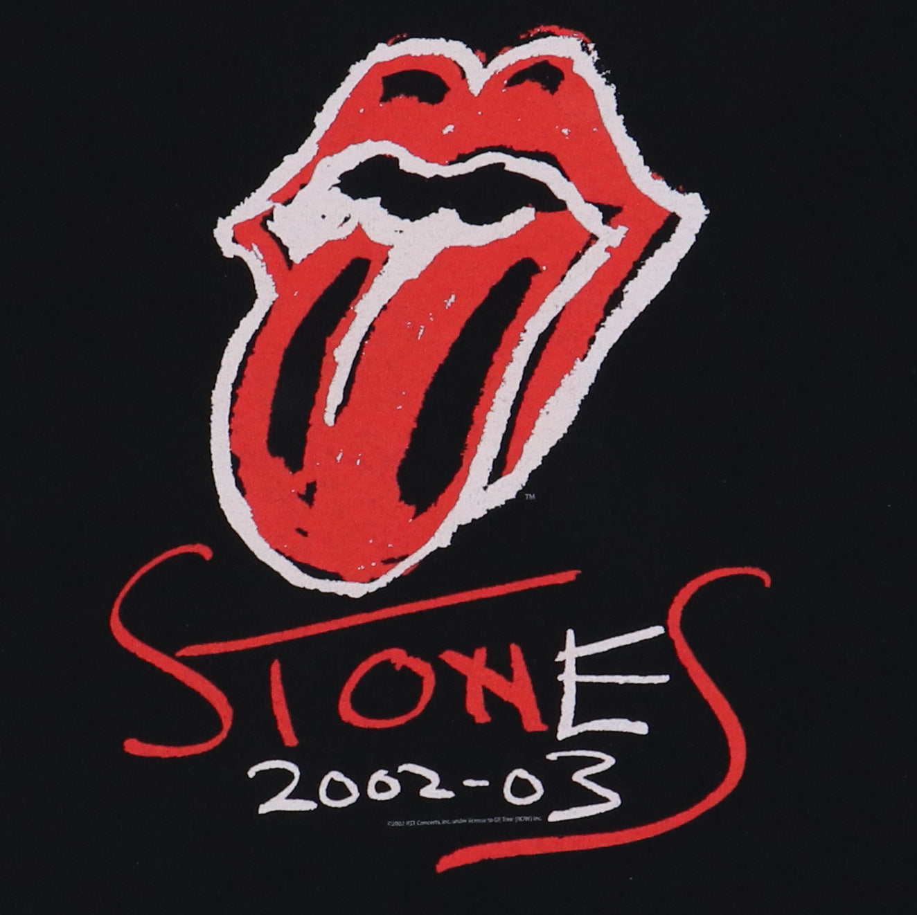 2002 Rolling Stones Tour Shirt | Authentic Vintage Tee – WyCo Vintage