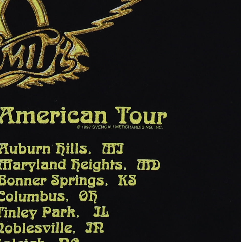 1997 Aerosmith Nine Lives North American Tour Shirt | Authentic