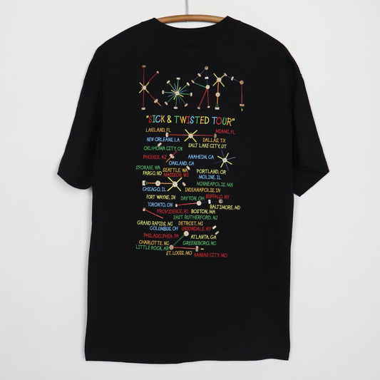 2000 Korn Sick & Twisted Tour Shirt