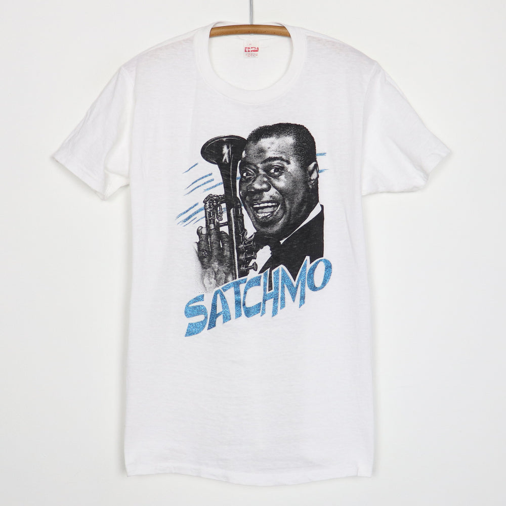 Louis Armstrong Satchmo Serenades 1 Album Cover T-Shirt White