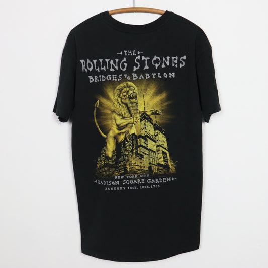 1997 Rolling Stones Bridges To Babylon Madison Square Garden Concert Shirt