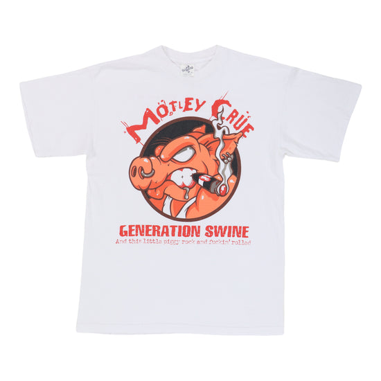 1997 Motley Crue Generation Swine Shirt | Authentic Vintage Tee 