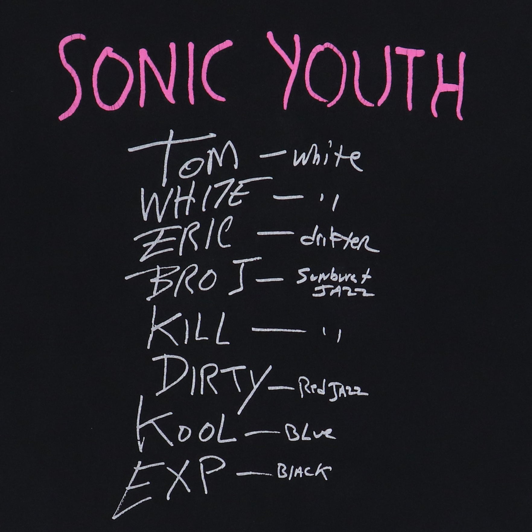 1991 Sonic Youth Disappearer Traci Lords Shirt – WyCo Vintage