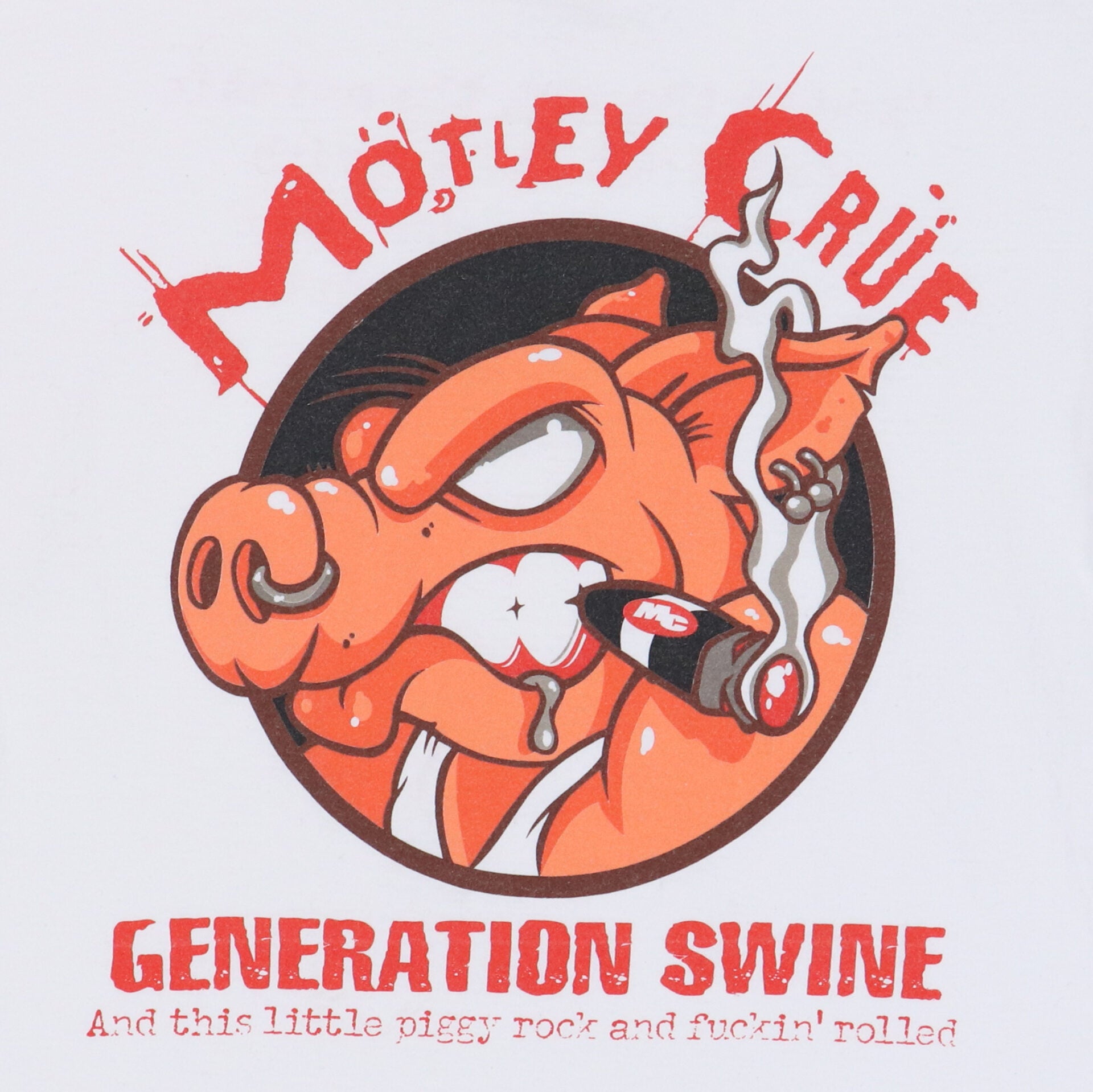 1997 Motley Crue Generation Swine Shirt – WyCo Vintage