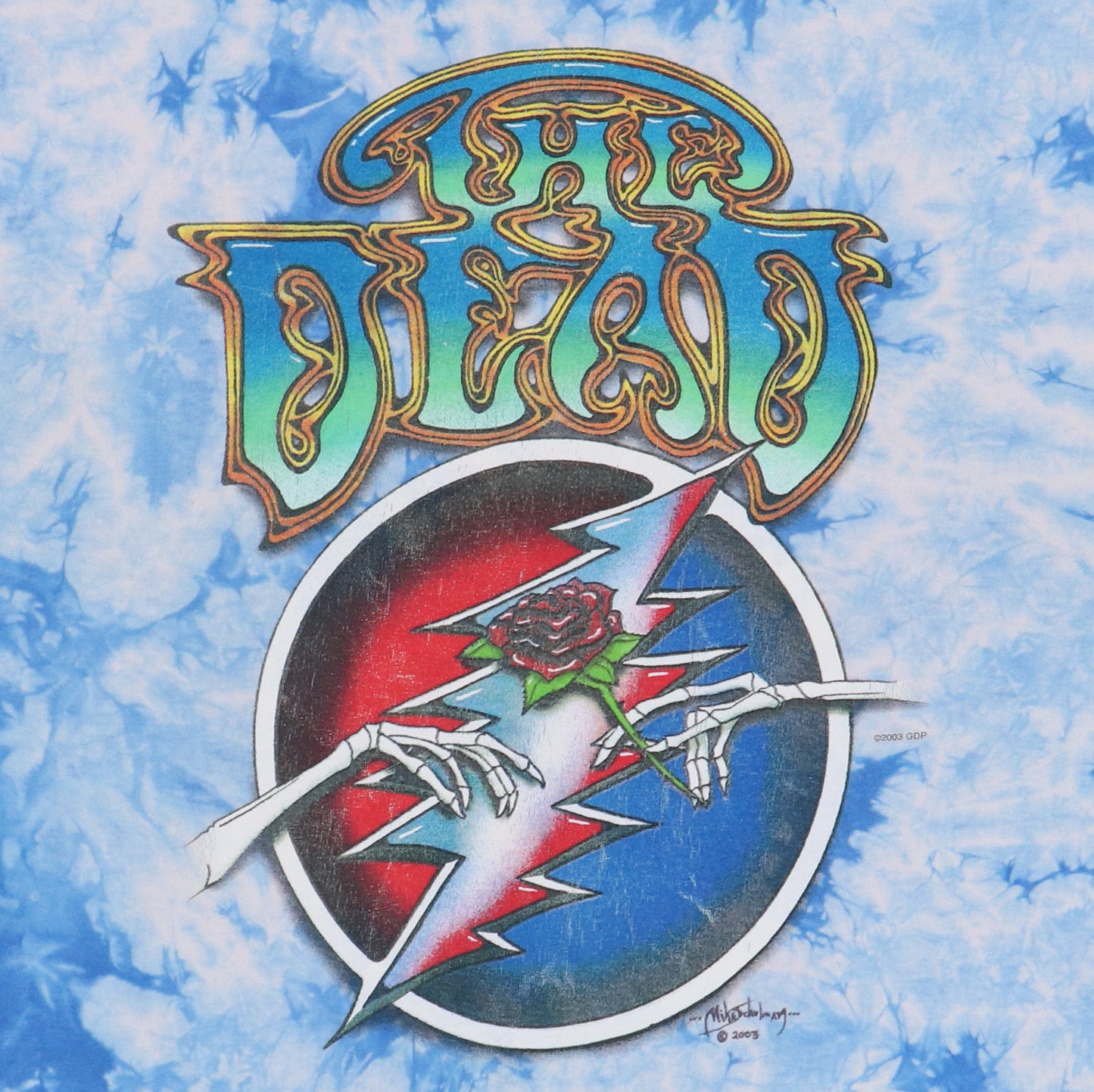 2003 The Dead Tie Dye Tour Shirt