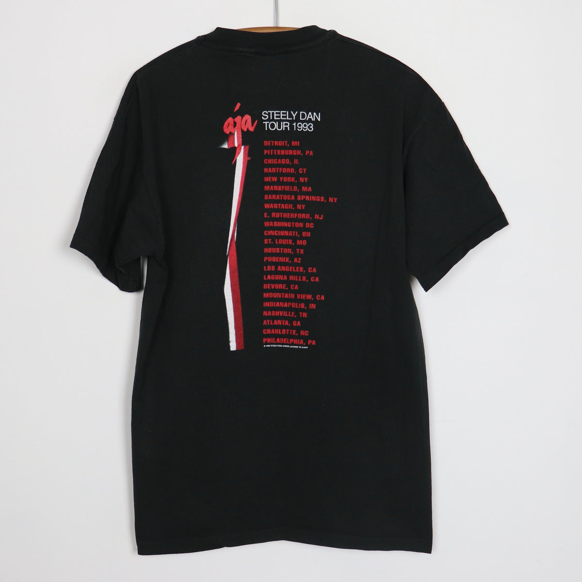 1993 Steely Dan Aja Tour Shirt | Authentic Vintage Tee – WyCo Vintage