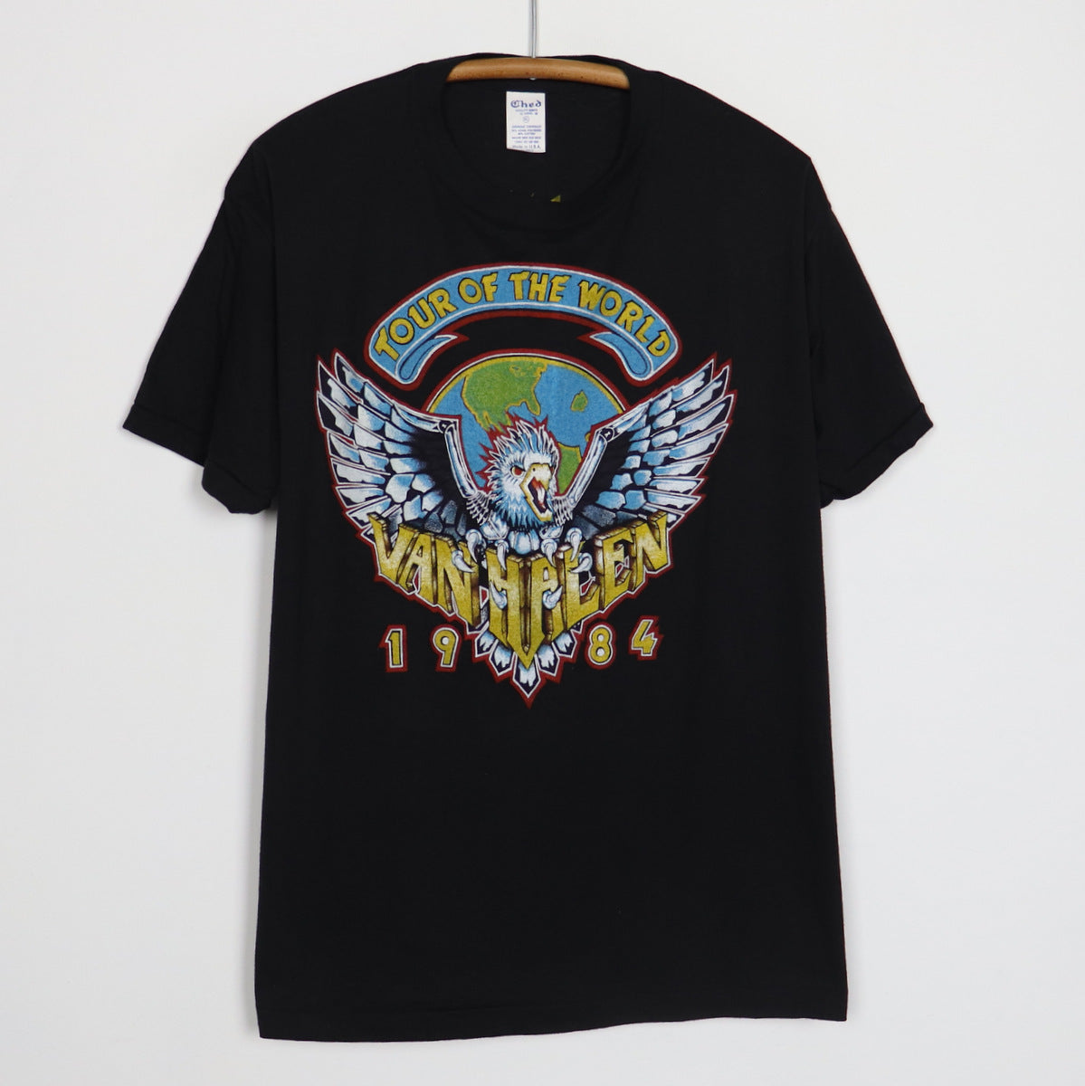 1984 Van Halen Tour Of The World Shirt