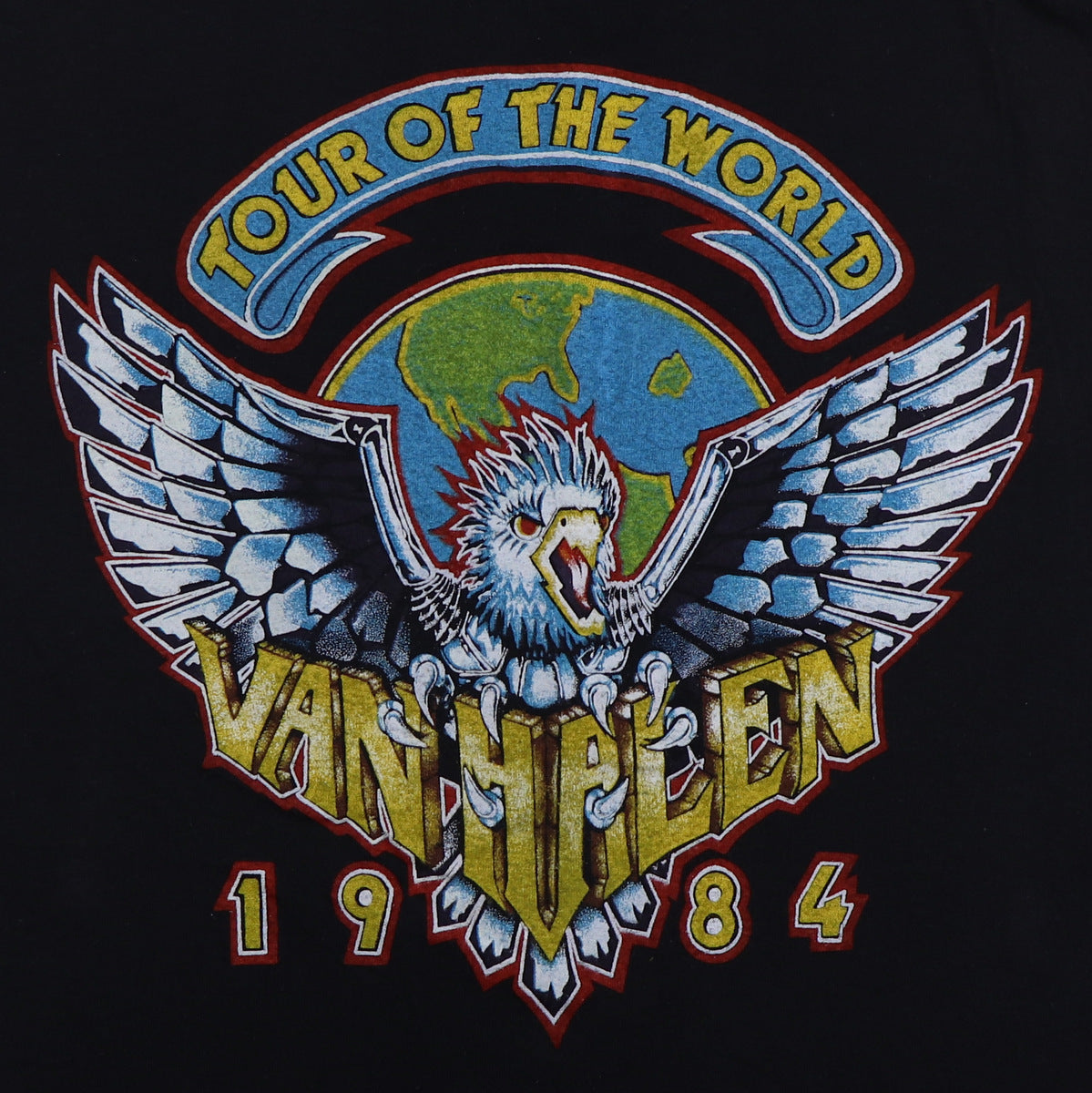 1984 Van Halen Tour Of The World Shirt