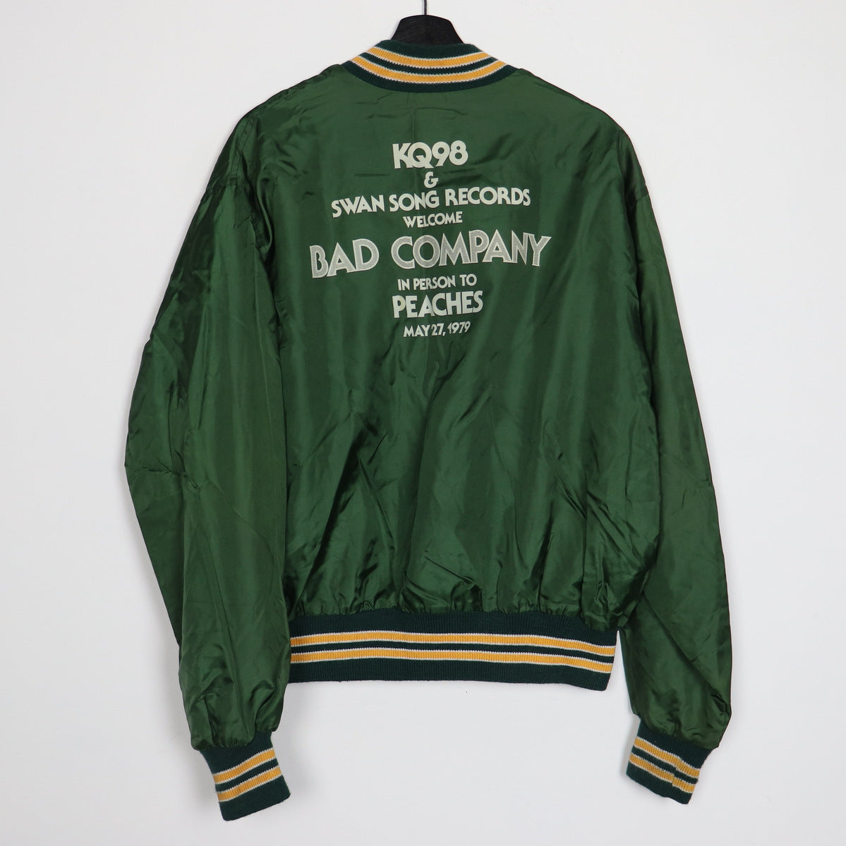 1979 Bad Company Swan Song Records Peaches Tour Jacket