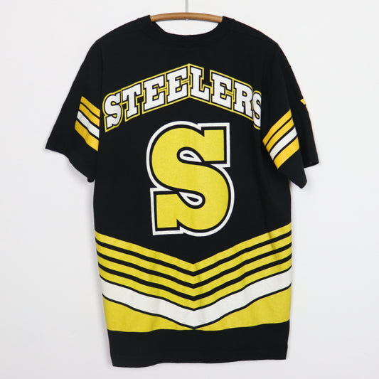 1995 Pittsburgh Steelers Big Print Shirt