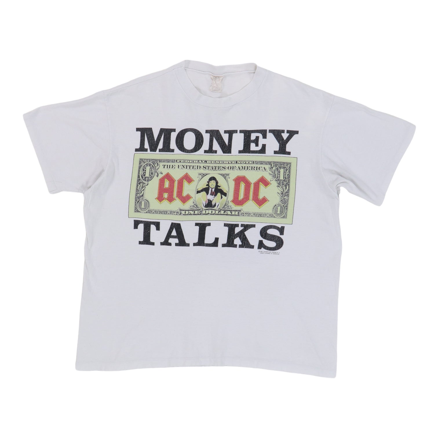 1990 ACDC Money Talks World Tour Shirt | Authentic Vintage Tee – WyCo ...