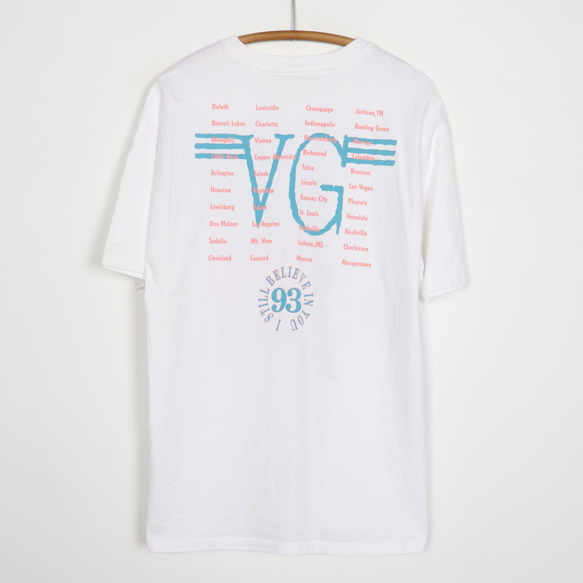 1993 Vince Gill I Still Believe In You Tour Shirt