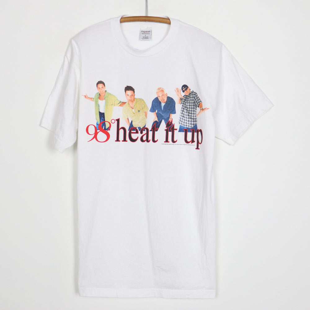 1998 98 Degrees Heat It Up Tour Shirt