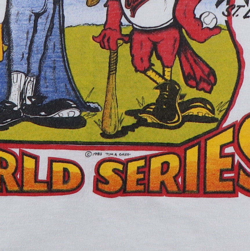 1985 Kansas City Royals St Louis Cardinals World Series Jersey Shirt