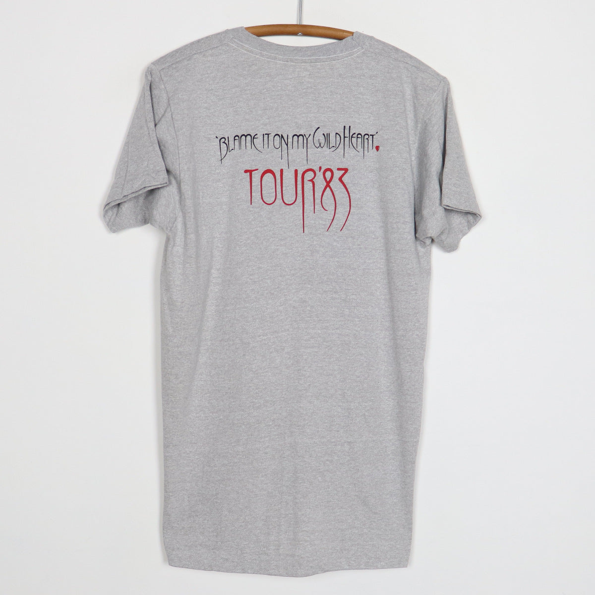 T-shirt Vintage Stevie Nicks Wild Heart Tour 1983 - Tailles S à 5XL - Neuf Avec étiquettes
