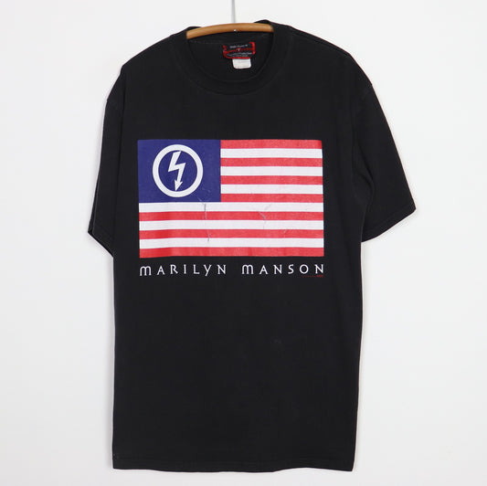 1997 Marilyn Manson American By Birth Antichrist By Choice Shirt
