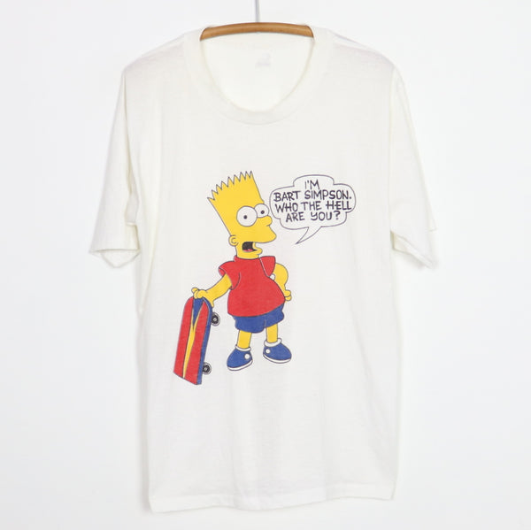 1990 Bart Simpson I'm Bart Simpson Who The Hell Are You Shirt