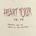 1978 Heart Whalen Inc Rigging Crew Tour Shirt