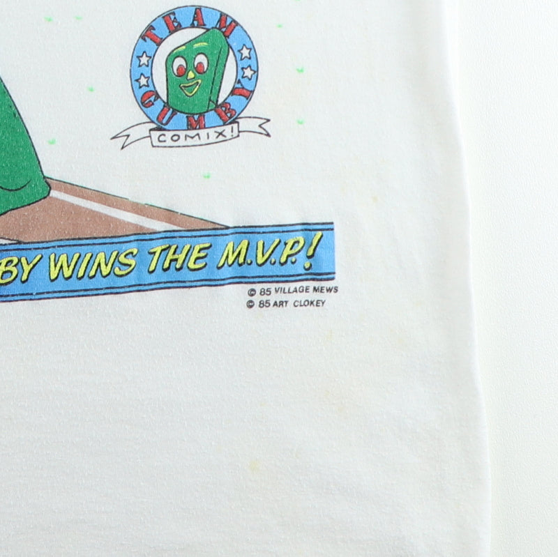 1985 The New Adventures Of Gumby Baseball Shirt