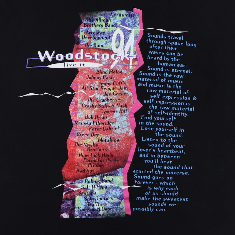 1994 Woodstock 2 More Days Of Peace & Music Shirt