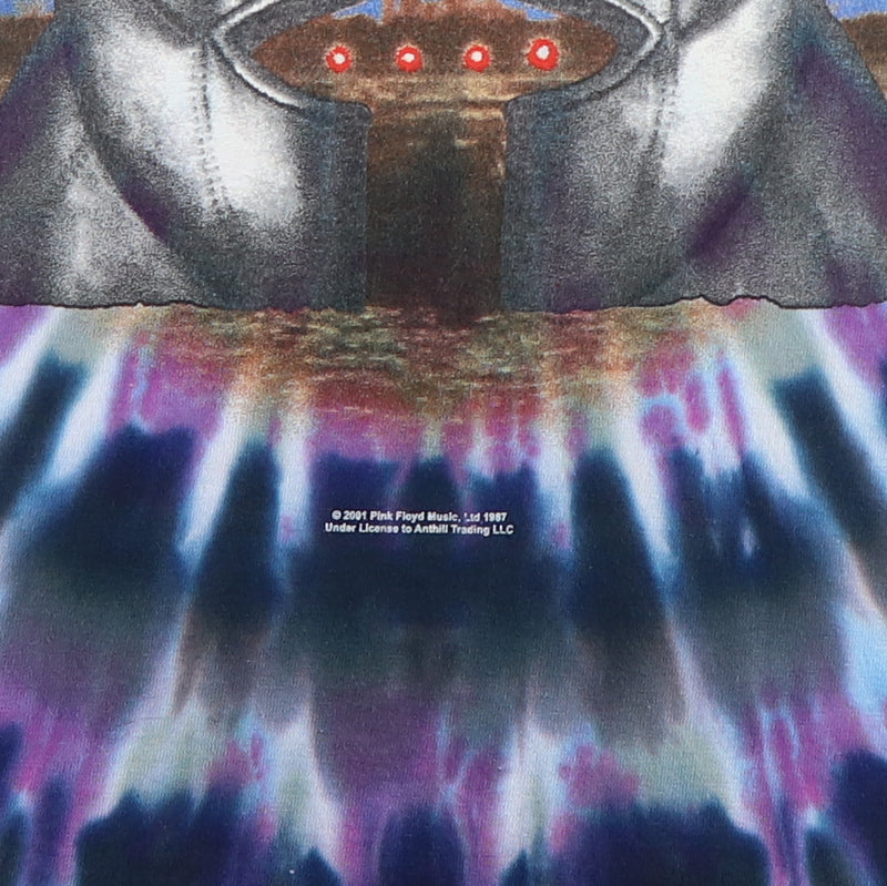 2001 Pink Floyd Division Bell Tie Dye Shirt