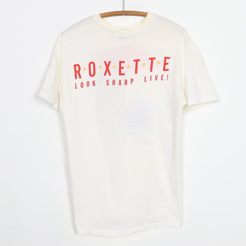 1989 Roxette Look Sharp Live Shirt | Authentic Vintage Tee – WyCo