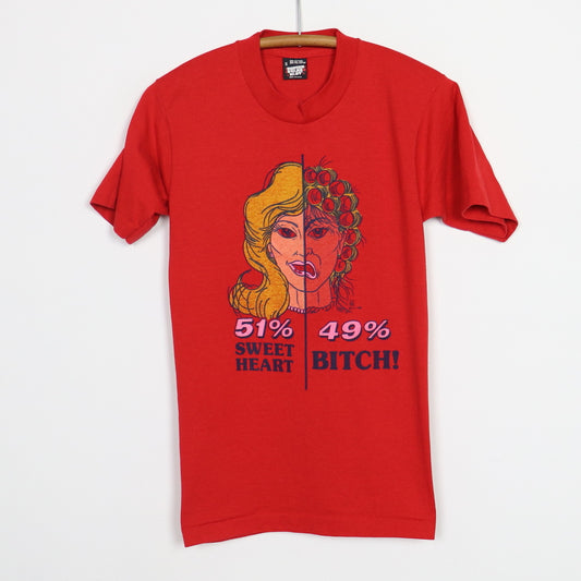 1988 51% Sweetheart 49% Bitch Shirt