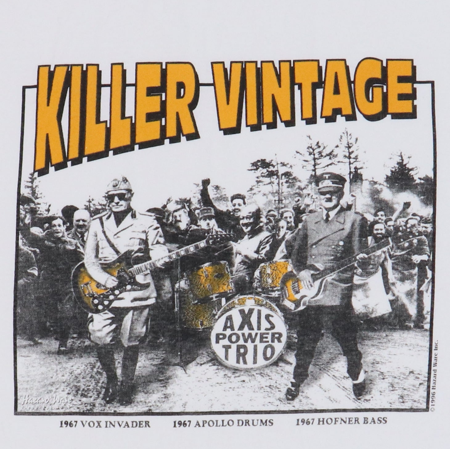 1996 Killer Vintage Axis Power Trio Shirt | Authentic Vintage Tee
