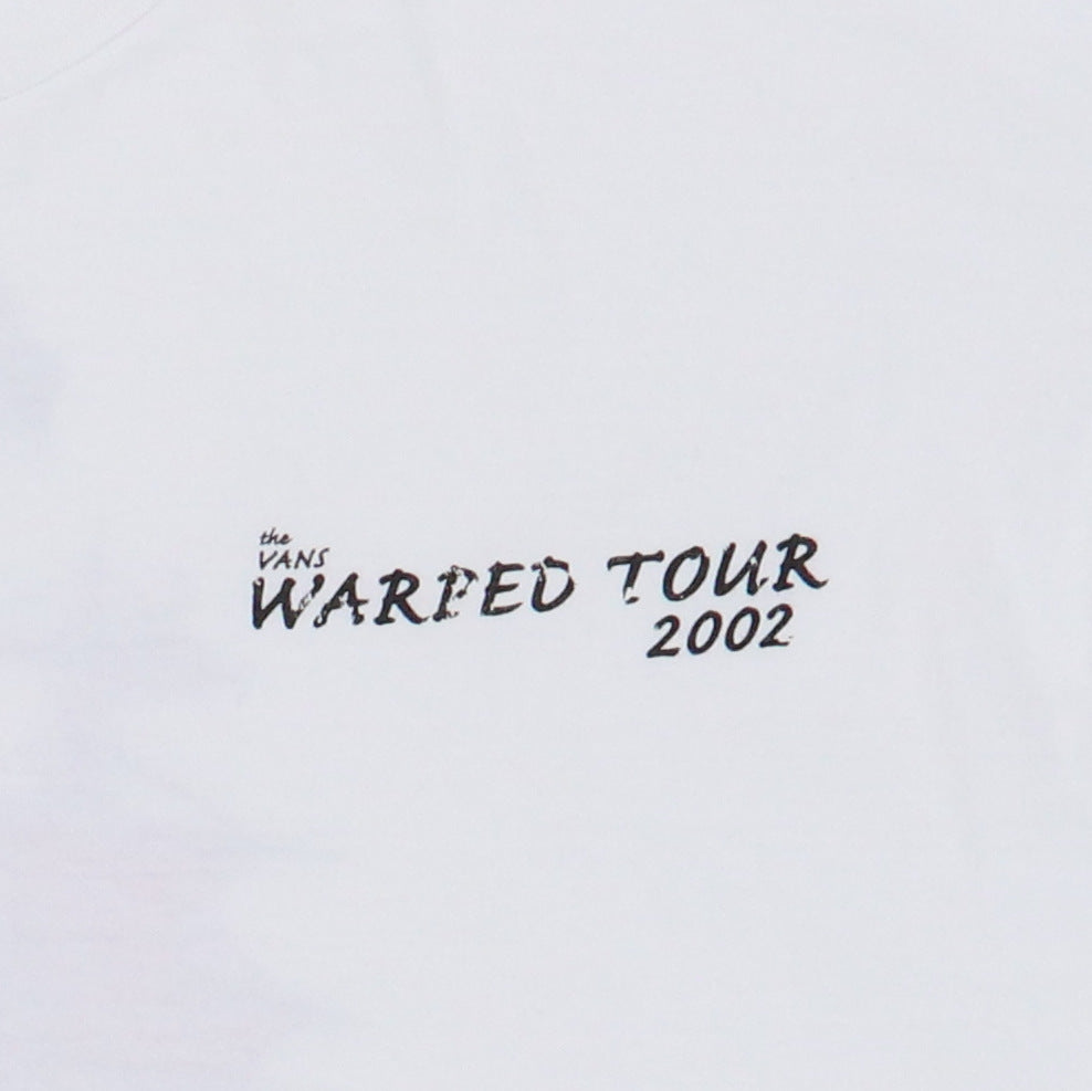 warped tour 2002 VANS　Tシャツ　M　白　　　オフィシャル warped tour 2002 VANS Tシャツ M 白 オフィシャル - メルカリ