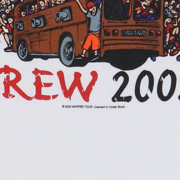 Original vintage 2002 Vans Warped Tour Crew Shirt | WyCo Vintage