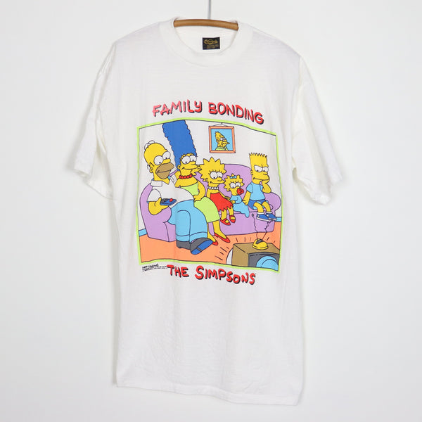 1989 The Simpsons Family Bonding Shirt | Authentic Vintage Tee