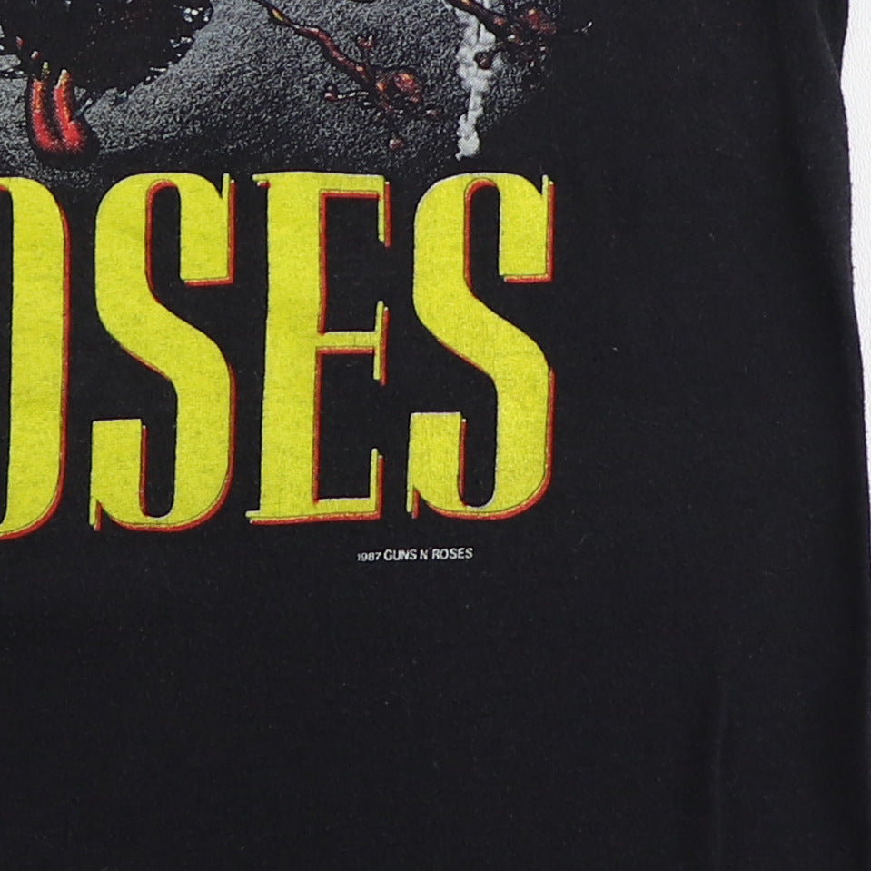 T-Shirt Guns N' Roses 'Was Here Tour' - Marque Gildan - Taille Au Choix (Noir) - Neuf Sans étiquettes