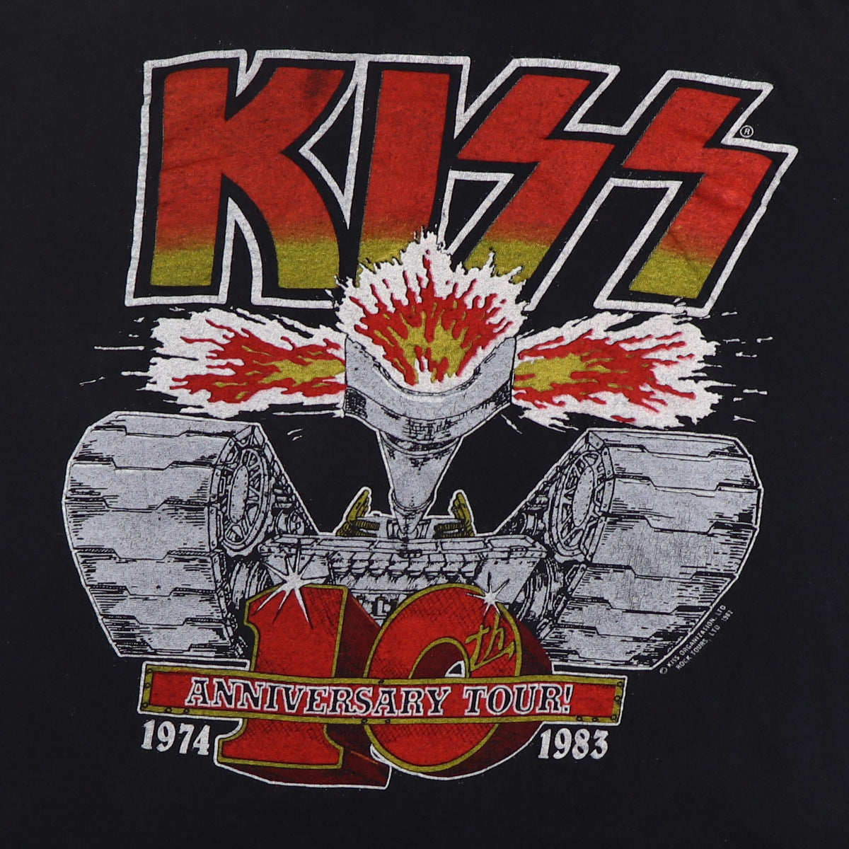 1983 Kiss Creatures Of The Night Tour Shirt | WyCo Vintage