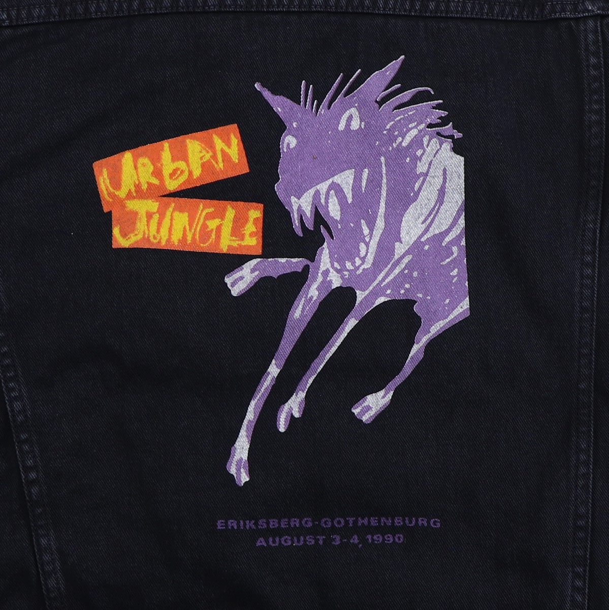 1990 Rolling Stones Urban Jungle Tour Jean Jacket | Authentic