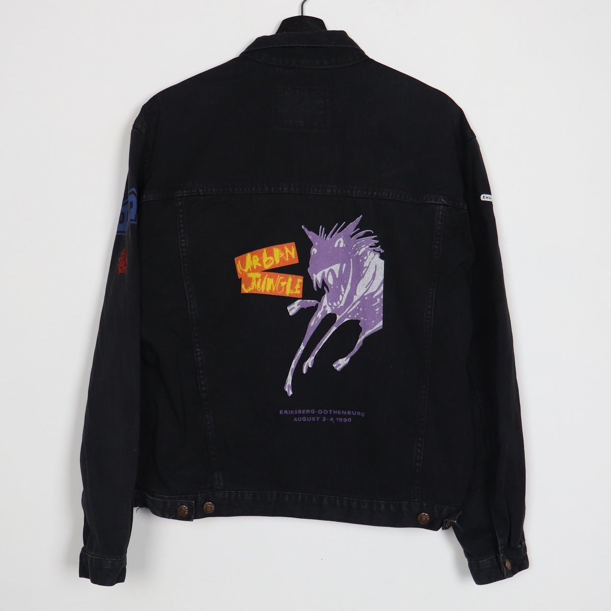 1990 Rolling Stones Urban Jungle Tour Jean Jacket | Authentic 
