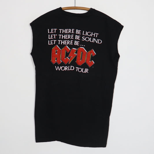 1980s ACDC Let There Be Rock Sleeveless Tour Shirt