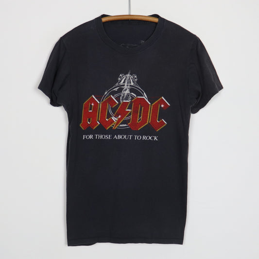 1982 ACDC For Those About To Rock Tour Shirt