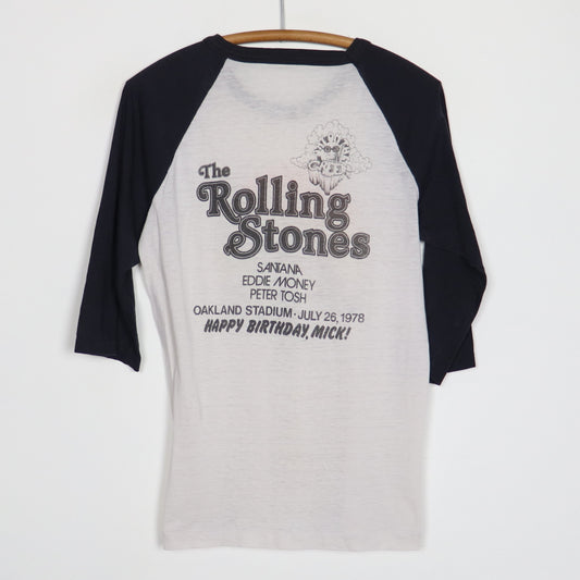 1978 Rolling Stones Happy Birthday Mic Day On The Green Jersey Shirt