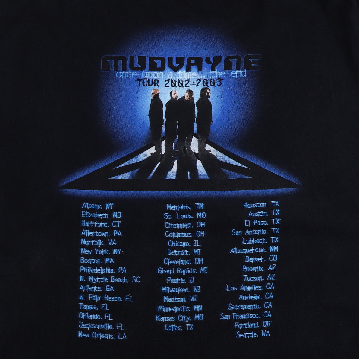 2002 Mudvayne Once Upon A Time The End Tour Shirt