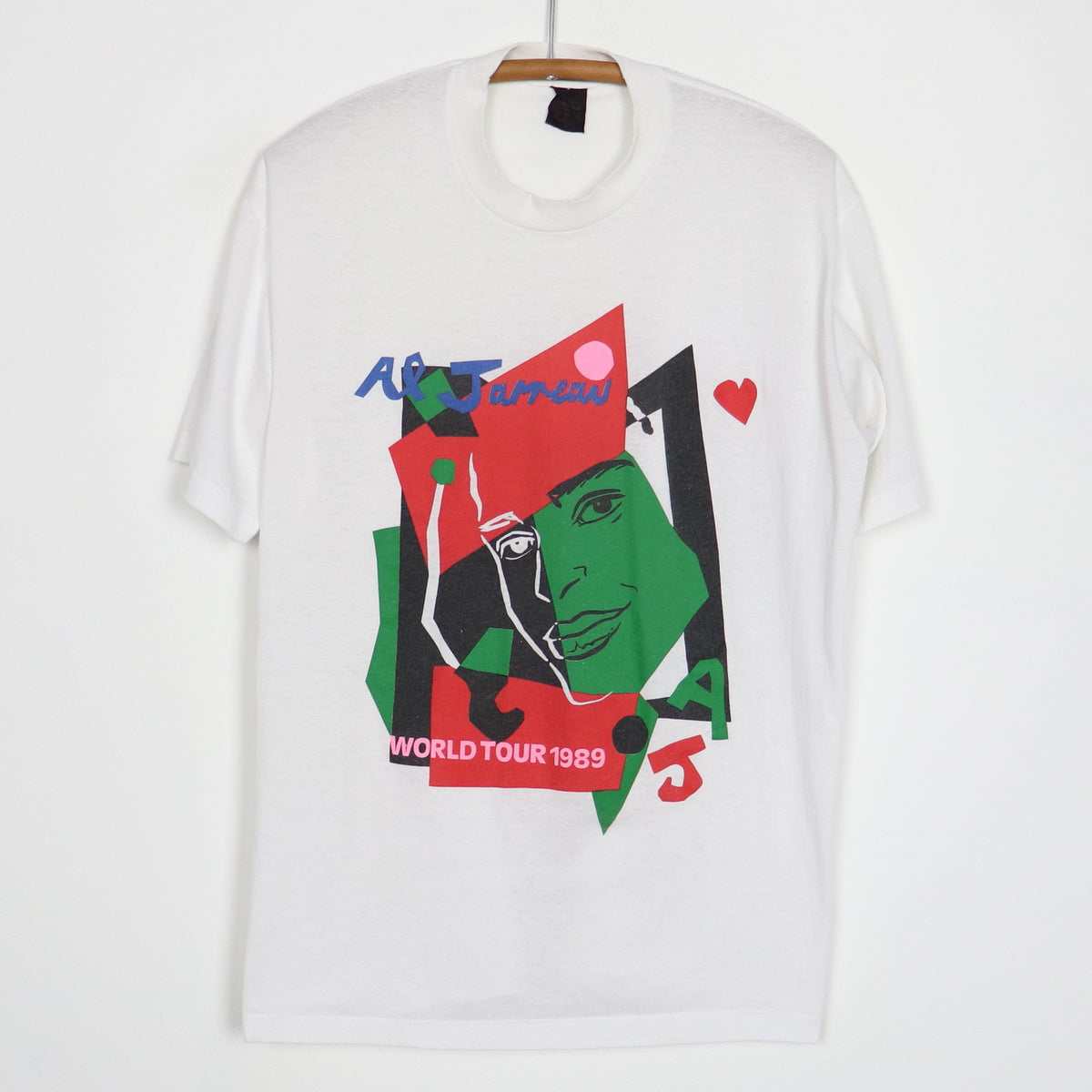 1989 Al Jarreau World Tour Shirt | Authentic Vintage Tee – WyCo