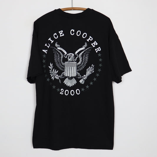 2000 Alice Cooper Troubled Man For Troubled Time Shirt